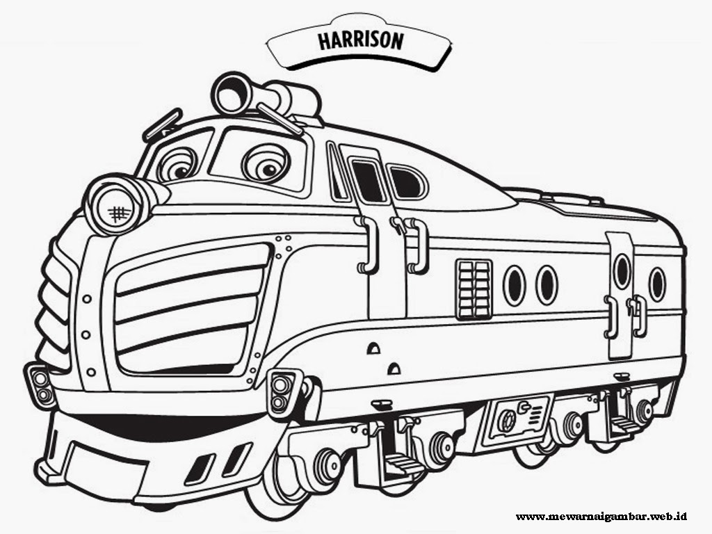 Gambar Mewarnai Kereta Chuggington Mewarnai Gambar