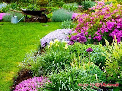 how to design a flower garden