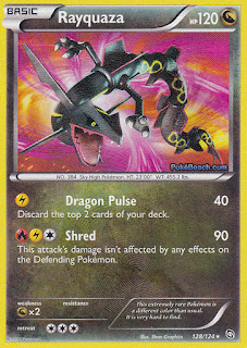 Rayquaza Secret Rare Shiny Pokemon Card Dragons Exalted