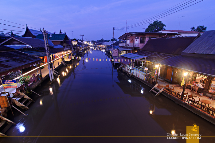 Amphawa Floating Market Sunrise