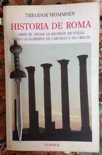 Portada del libro III de Historia de Roma, de Theodore Mommsen