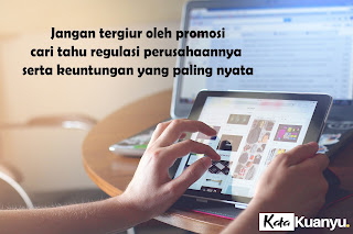 promosi investasi saham yang menyesatkan