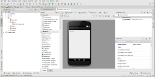 langkah kelima membuat aplikasi dengan android studio