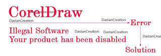 CorelDraw Illegal Software fix