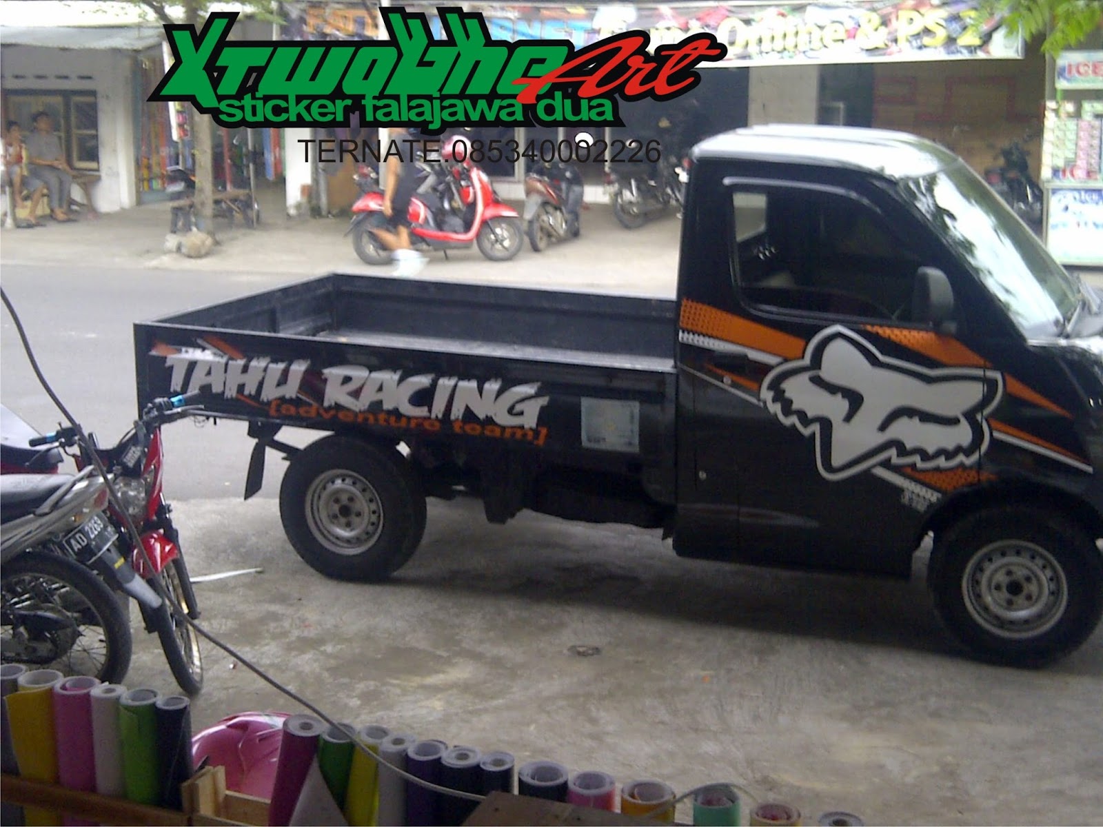 Gambar Sticker Cutting Mobil Pick Up Duniaotto