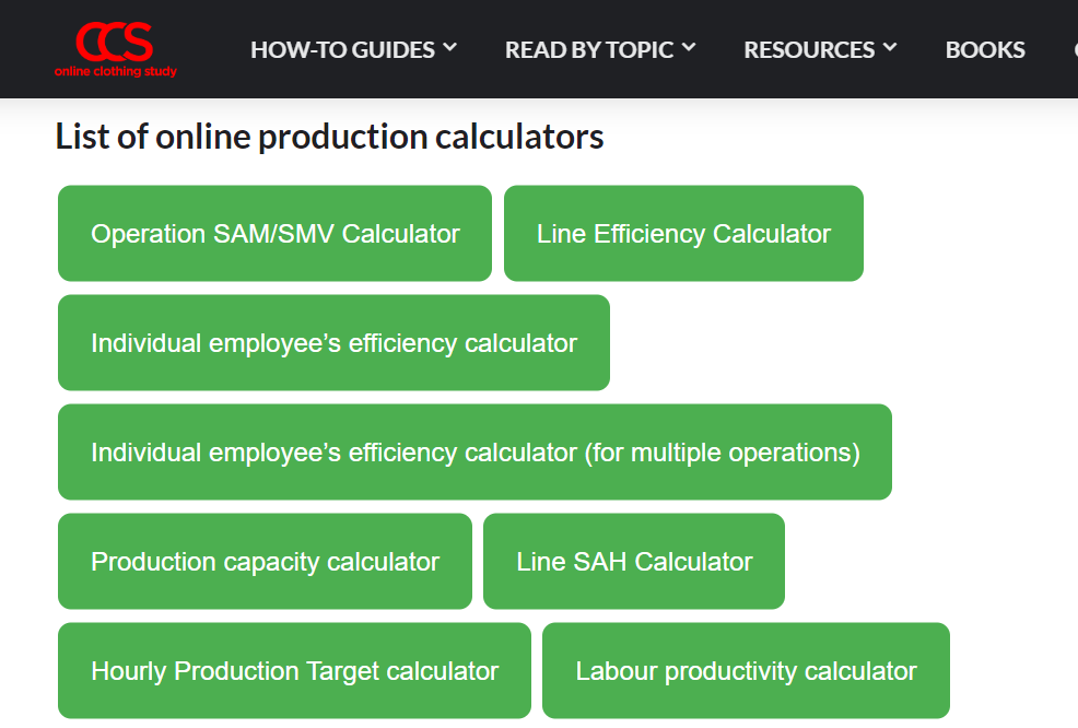 Production calculators