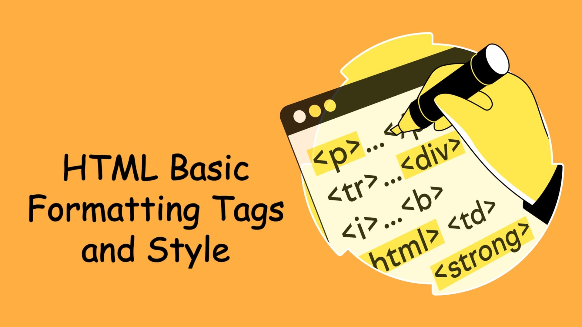 HTML Basic Formatting Tags and Style