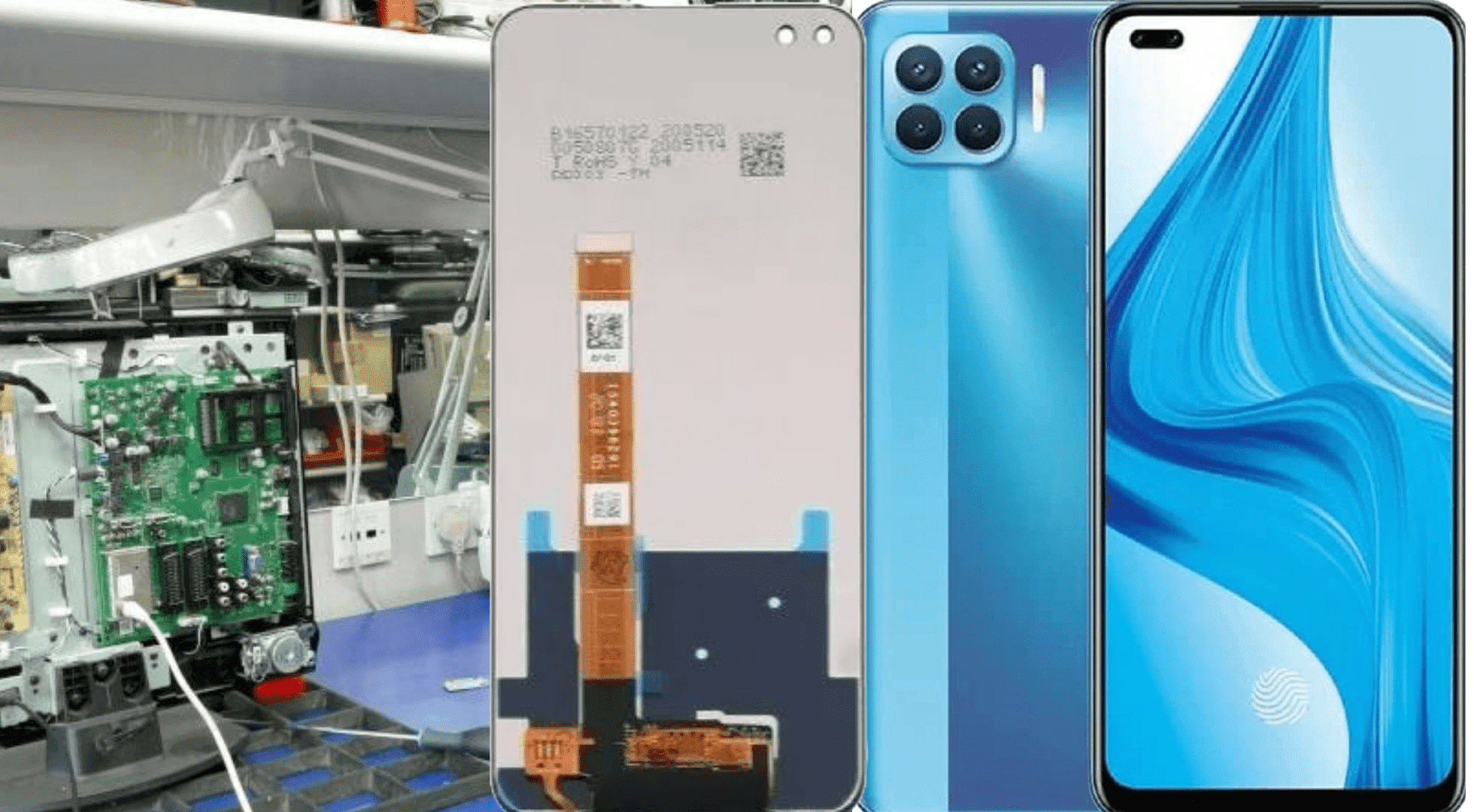 OPPO f17Pro display price in the service center