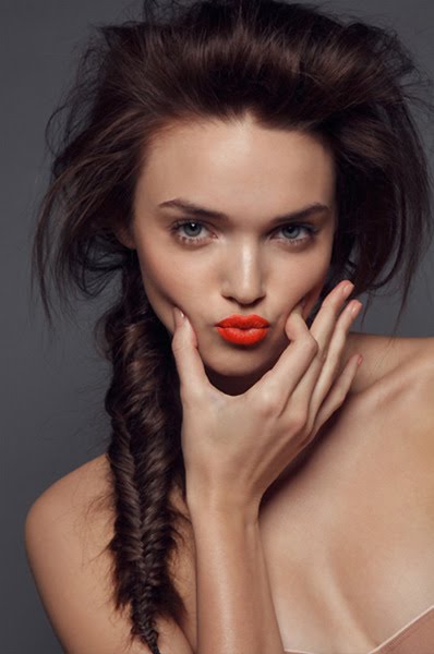 The Fishtail braid also known as the Herringbone or Fishbone