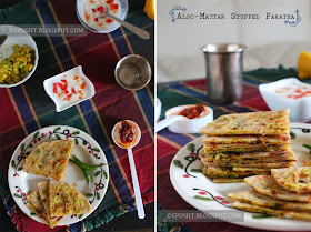 Spusht | Aloo Mattar Bharwan Paratha | Potato & Peas Stuffed Paratha