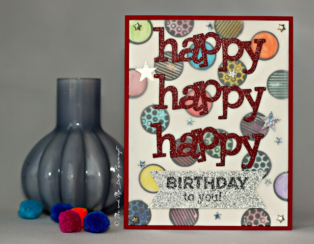 Post#204 - Me And My Daily Papercraft Blog - Handmade Card by PriCreated