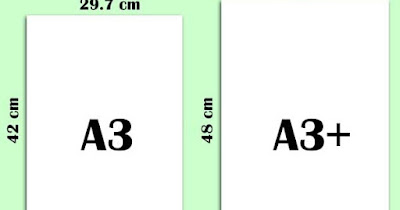 Ukuran Kertas A3 Plus (A3+) dalam cm Perbedaan dengan A3 Biasa