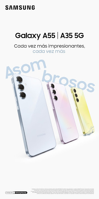 Galaxy A55 5G y A35 5G, los nuevos equipos de la serie A con innovaciones al alcance de todos