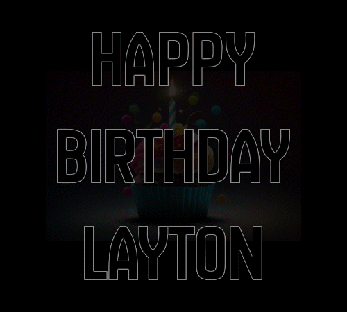 Happy Birthday Layton (Animated GIF)