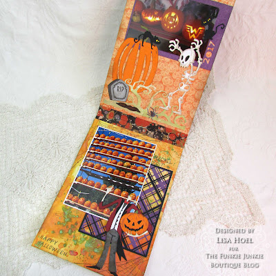 Lisa Hoel for The Funkie Junkie Blog - Halloween Journal #creativejuicefreshsqueezed #eileenhull #tim_holtz #sizzix #mysizzixstory #mymakingstory #thefunkiejunkie #thefunkiejunkieboutique #frillyandfunkie