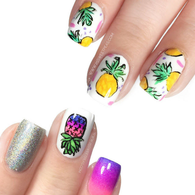 Pineapple Nail Art