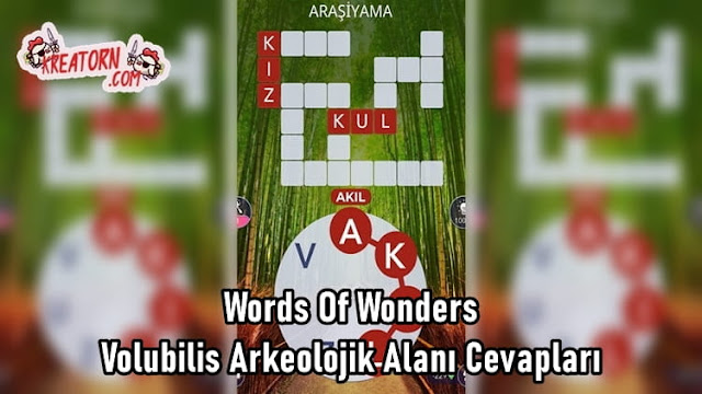 Words Of Wonders Volubilis Arkeolojik Alanı Cevapları