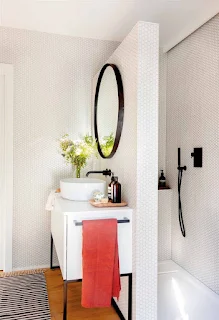 En el Baño:¿ A que altura se pone un lavabo sobre encimera?