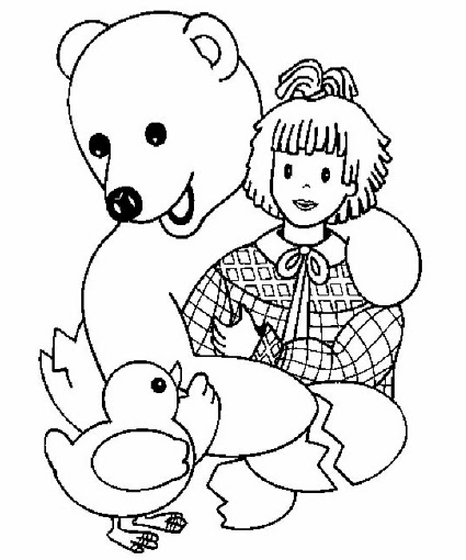 Sweet Bear Coloring Pages