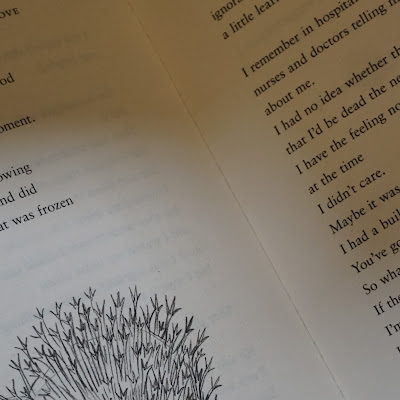 Close up of partial open pages of Michael Rosen book