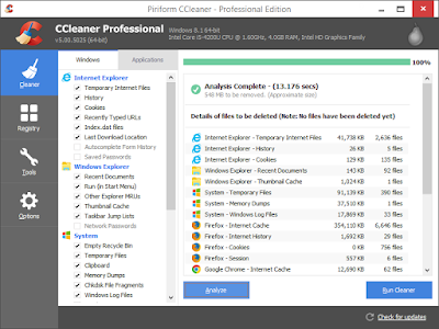 برنامج سى كلينر CCleaner