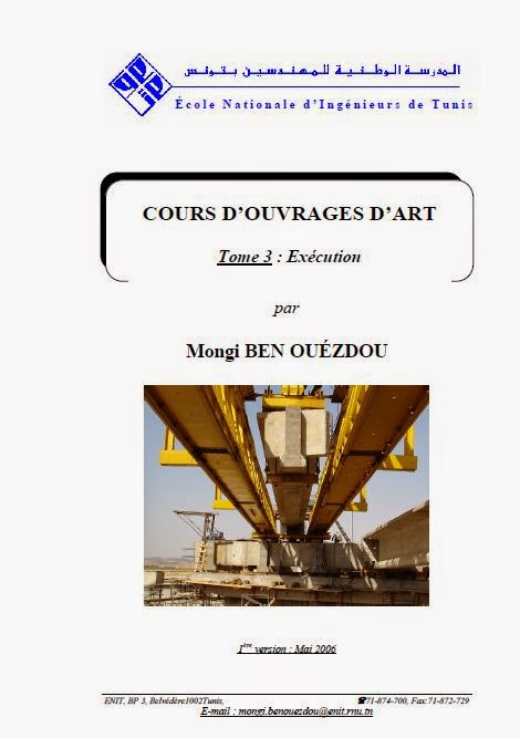 Cours D’ouvrages D’art Tome 3 : Exécution