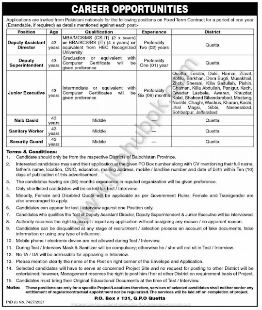 Latest Jobs in Nadra National database and Registration Authority New Government Jobs April 2022