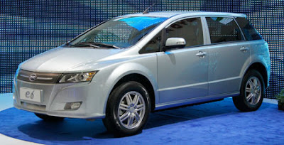 New cars 2010 Detroit BYD e6 pictures