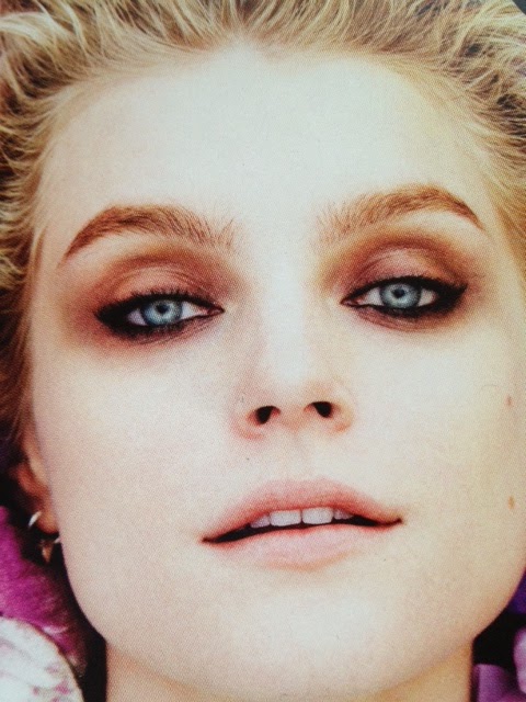  wonderful eye makeup on Jessica Stam she's one of my favorite models