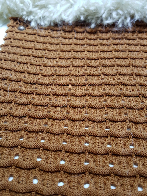 Knitted swatch