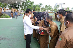 Usai Pimpin Apel Gabungan, Rudi-Amsakar Gelar Halal Bi Halal bersama Pegawai 