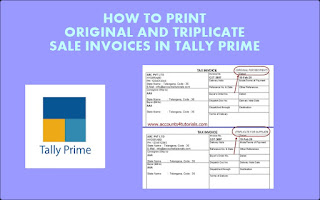 printing original invoice copy in tally prime