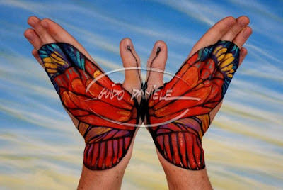 Hand painting Butterfly