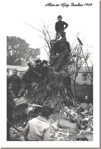 Alan as Guy Fawkes 1949