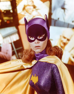 Yvonne Craig, as Batgirl, looking at the camera