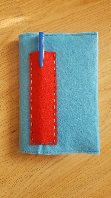 DIY Retro Notebook Cover with Pen Pocket