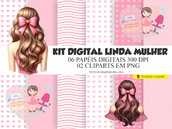 KIT DIGITAL LINDA MULHER GRÁTIS