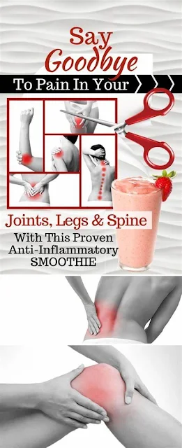 Say Goodbye to Pain in Your Joints, Legs and Spine with This Proven Anti-Inflammatory Smoothie