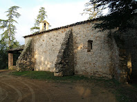 Paret de migdia de l'ermita de Sant Tou