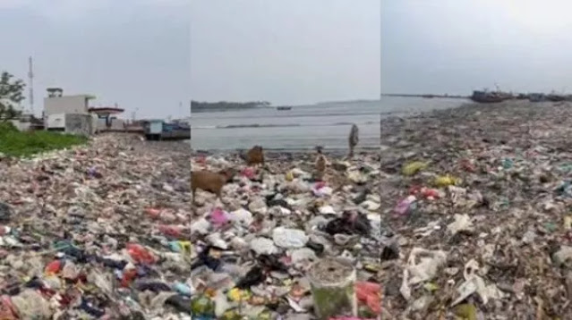 Viral Penampakan Pantai Terburuk dan Terkotor Se-Indonesia, Bupati Pandeglang Kena..