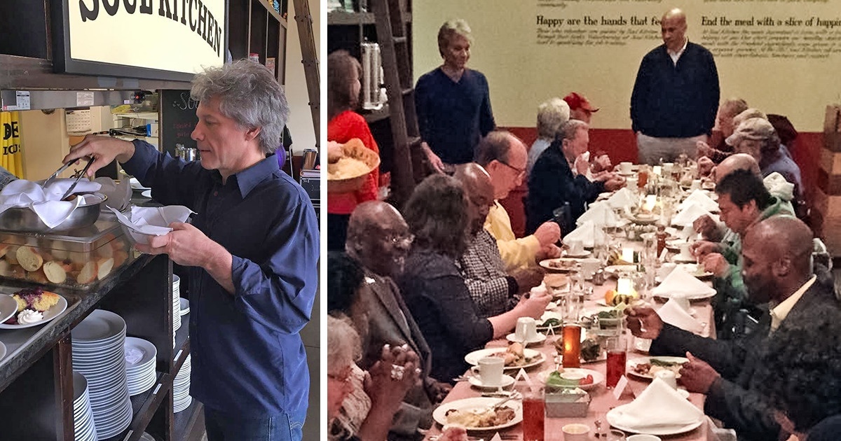 Jon Bon Jovi Opened Two Charity Restaurants For People In Need