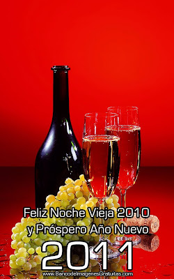 Imágenes con mensajes para Noche Vieja 2010 y Año Nuevo 2011