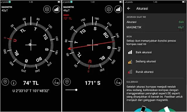 Aplikasi Kompas Digital