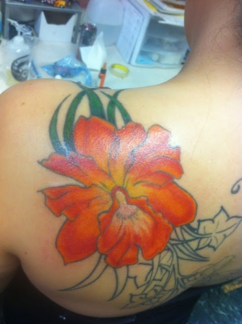 Back Tattoo Partial Piece