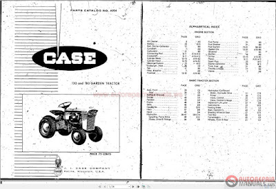 CaseIngersoll Compact Tractor Parts Catalog Full DVD