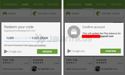 Cara mendapat voucher giftcard google play gratis Cara Mendapatkan Kode Voucher Giftcard Google Play Gratis dan Mudah