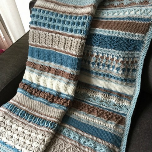 Double Trouble Crochet Blanket - Free Pattern 