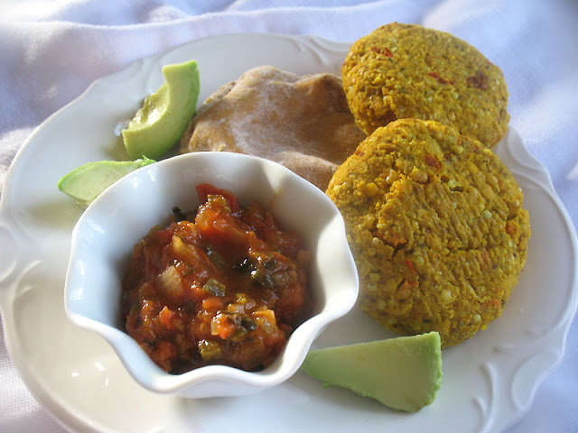 Red Lentil, Chickpea together with Millet Patties