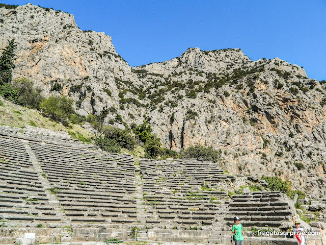 Anfiteatro de Delfos na Grécia