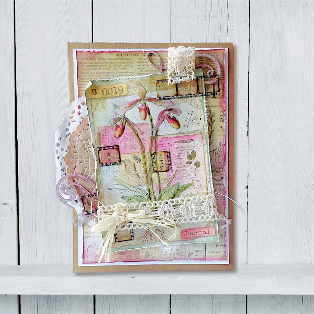 Reduce, reuse, and create: Making cards with leftover scrapbook papers. Card making ideas by Lou Sims.